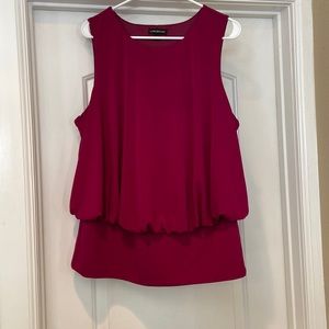 Lane Bryant Size 14/16 Burgundy Tank Top